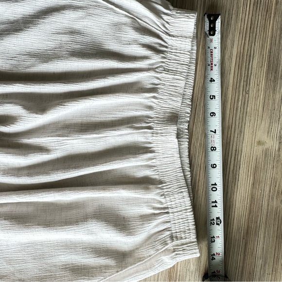 Briggs// High Waisted Wide leg Summer Shite Pants Size 16W - Picture 7 of 10